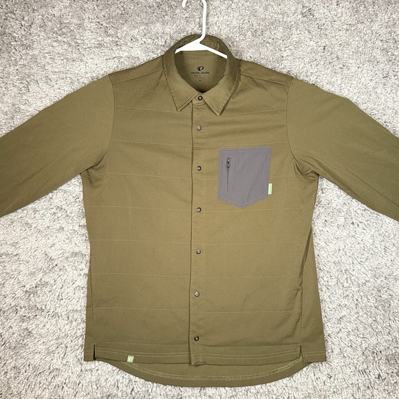 Pearl Izumi Canyon Alpha Long Sleeve Mens Mountain Jersey Button Up Size M‎ - Picture 3 of 16